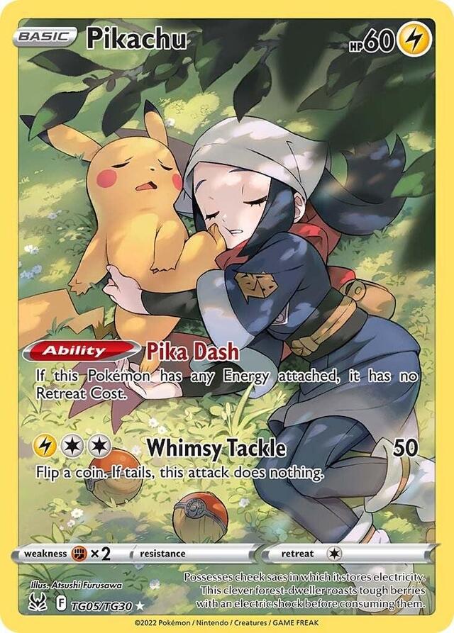Pokemon TCG: Pikachu #TG05 Pokemon Lost Origin