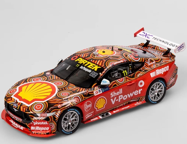 Authentic Collectables 1/18 Shell V-Power Racing Team #11 Ford Mustang GT - 2024 Darwin Triple Crown Indigenous Round