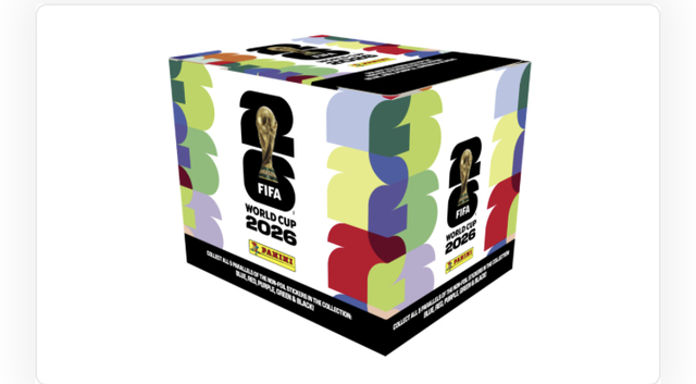 Panini FIFA World Cup 2026™ Official Sticker Collection US Edition Black Box - 50 Count Box