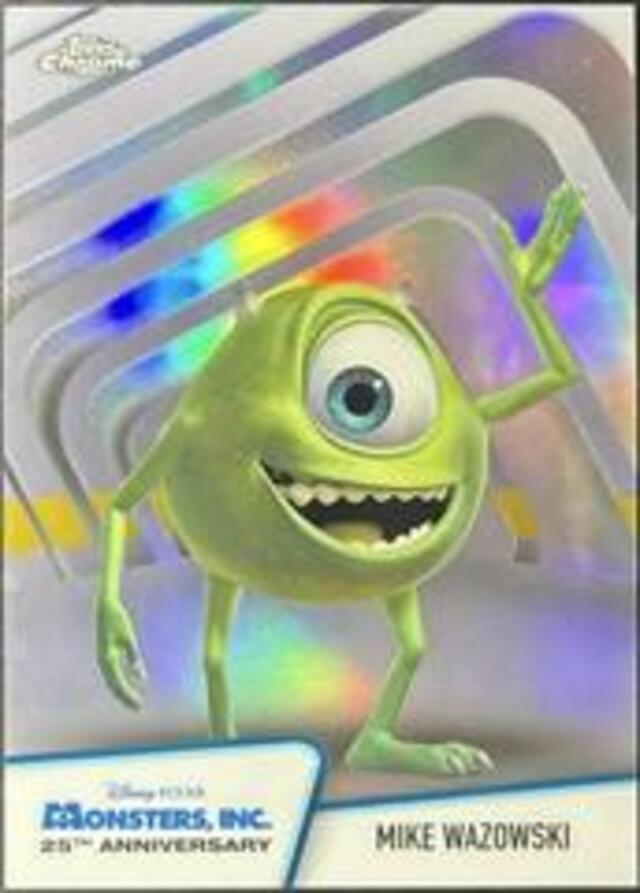 Topps Disney Chrome 2026: Monster Inc 25th Anniversary - Mike Wazowski #MI-5