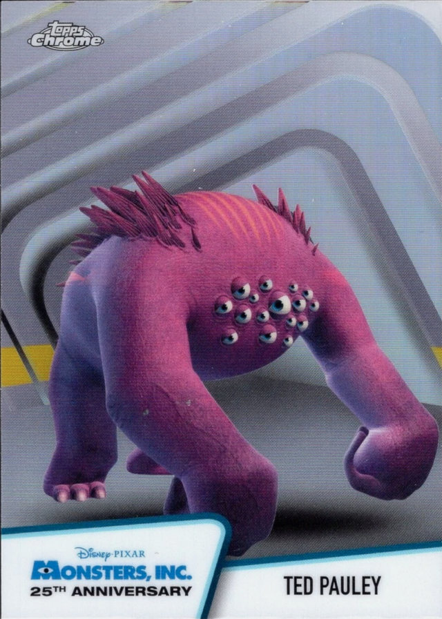 Topps Disney Chrome 2026: Monster Inc 25th Anniversary - Ted Pauley #MI-15