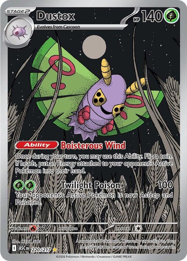 Pokemon TCG: Dustox #220217 Pokemon Ascended Heroes