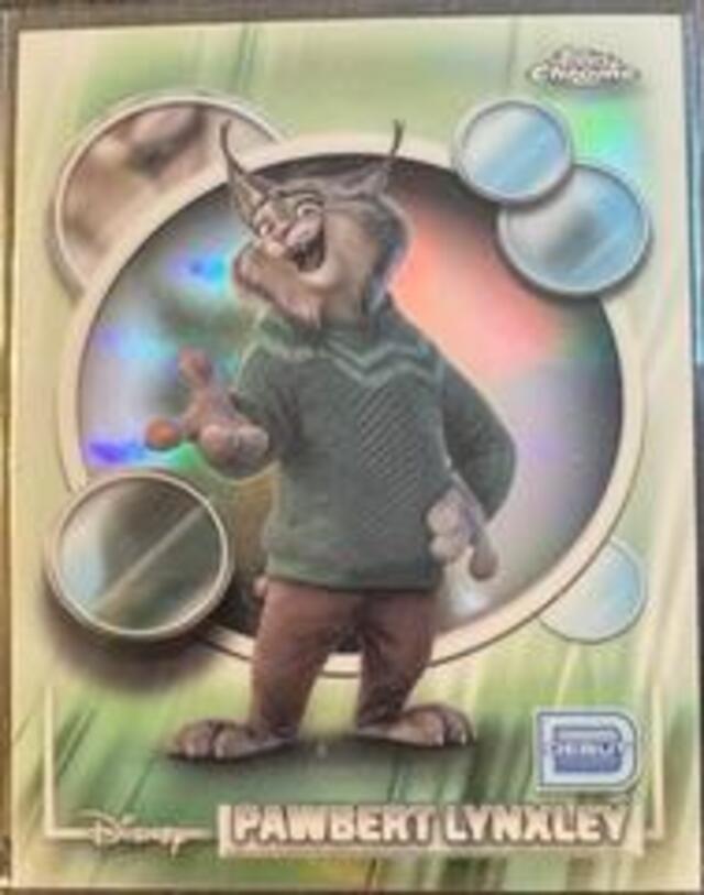 Topps Disney Chrome 2026: Pawbert Lynxley #71 Debut Refractor
