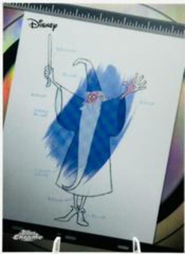 Topps Disney Chrome 2026: Ink & Paint - Merlin #I&P-10