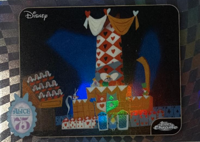 Topps Disney Chrome 2026: Alice In Wonderland 75th Anniversary - A Court Of Cards #AW-5
