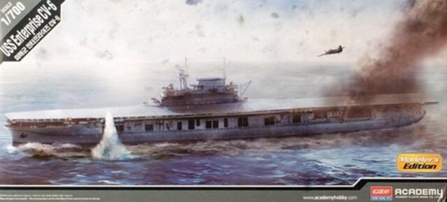 USS Enterprise CV-6 Modeller's Edition Kitset - Academy 1/700