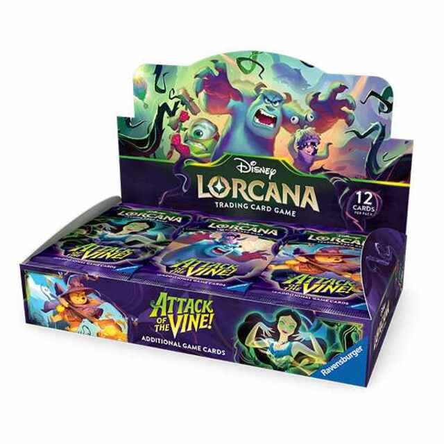 Disney Lorcana TCG: Attack On The Vine Booster Box (24 Packs)