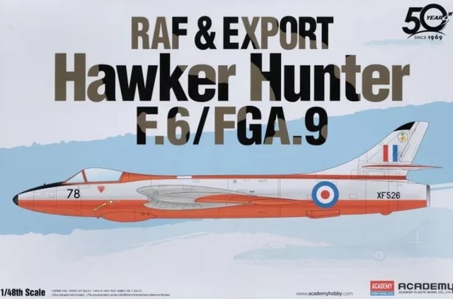 Academy RAF & Export Hawker Hunter F.6/FGA.9 Kitset