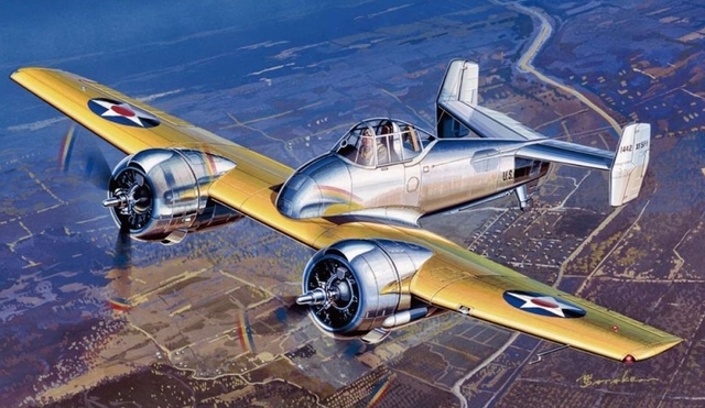 Academy USN XF5F-1 Skyrocket Kitset