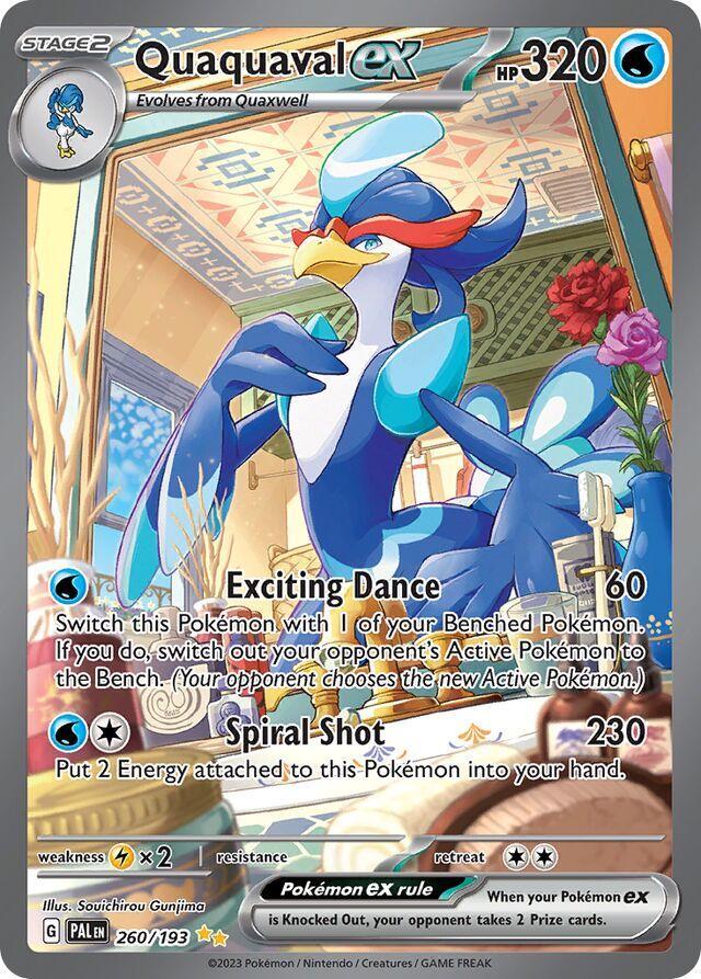 Pokemon TCG: Quaquaval ex #260/193 Pokemon Paldea Evolved