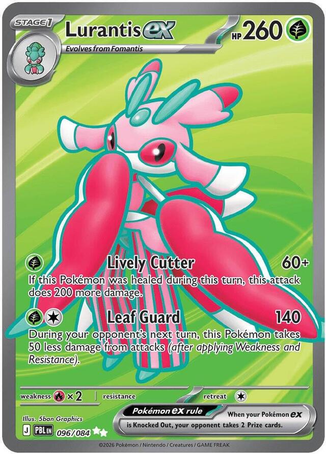 Pokemon TCG: Lurantis ex #096/084 Pokemon Pitch Black
