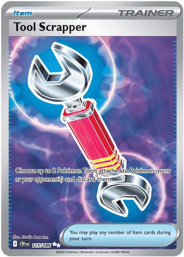 Pokemon TCG: Tool Scrapper #115/086 Pokemon Chaos Rising