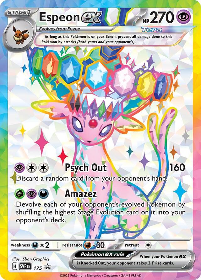 Pokemon TCG: Espeon Ex #175 Pokemon Promo