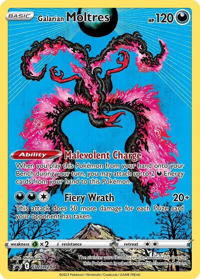Pokemon TCG: Galarian Moltres #SWSH284 Pokemon Promo