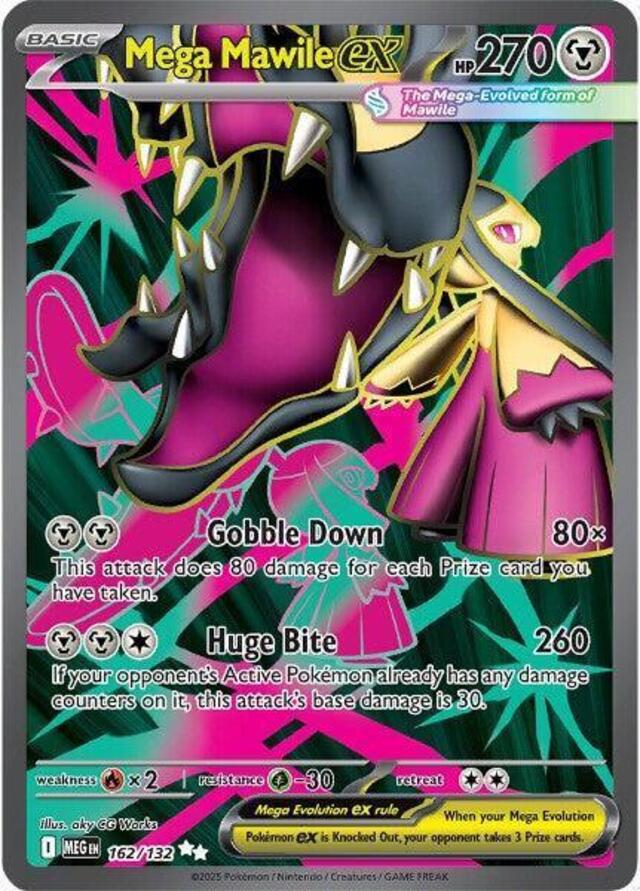 Pokemon TCG: Mega Mawile Ex #162 Pokemon Mega Evolution