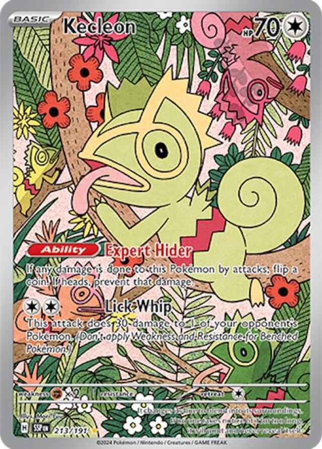 Pokemon TCG: Kecleon #213 Pokemon Surging Sparks