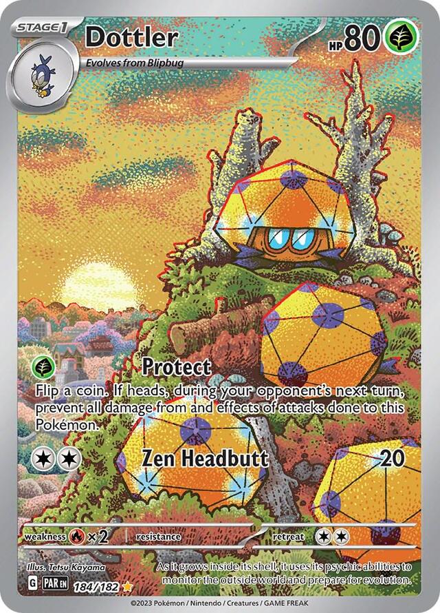 Pokemon TCG: Dottler #184 Pokemon Paradox Rift