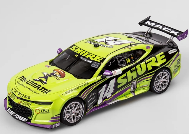 Authentic Collectables 1:18 Brad Jones Racing Shure #14 Chevrolet Camaro ZL1 - 2025 Melbourne SuperSprint (AGP)
