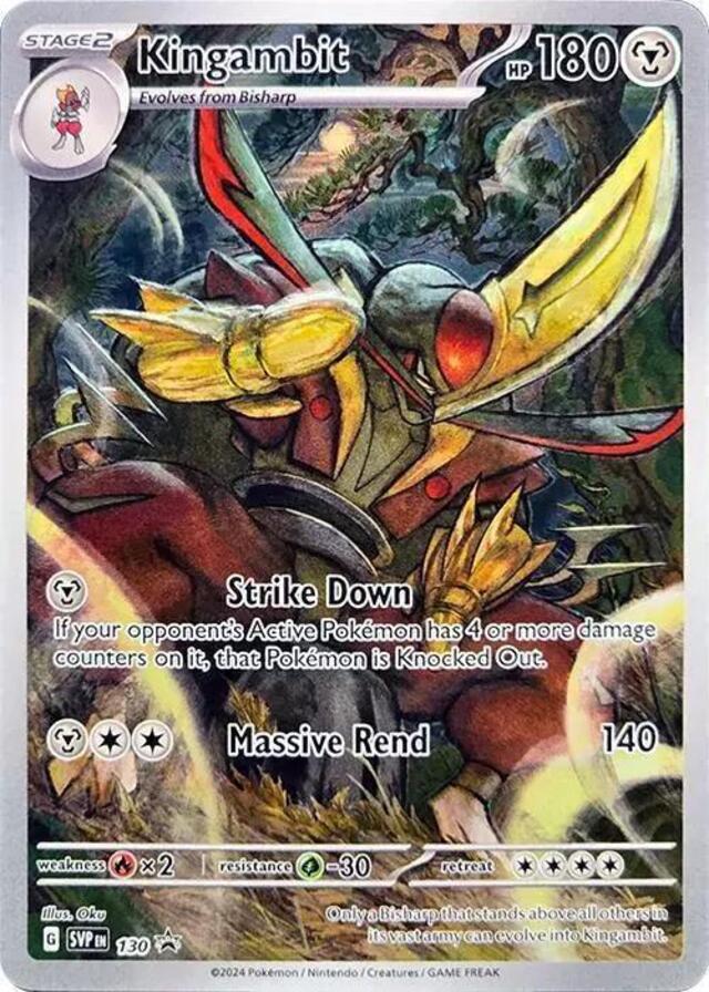 Pokemon TCG: Kingambit #130 Pokemon Promo