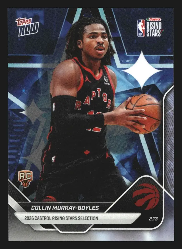 Collin Murray-Boyles #13 2026 NBA Topps Now Rising Stars