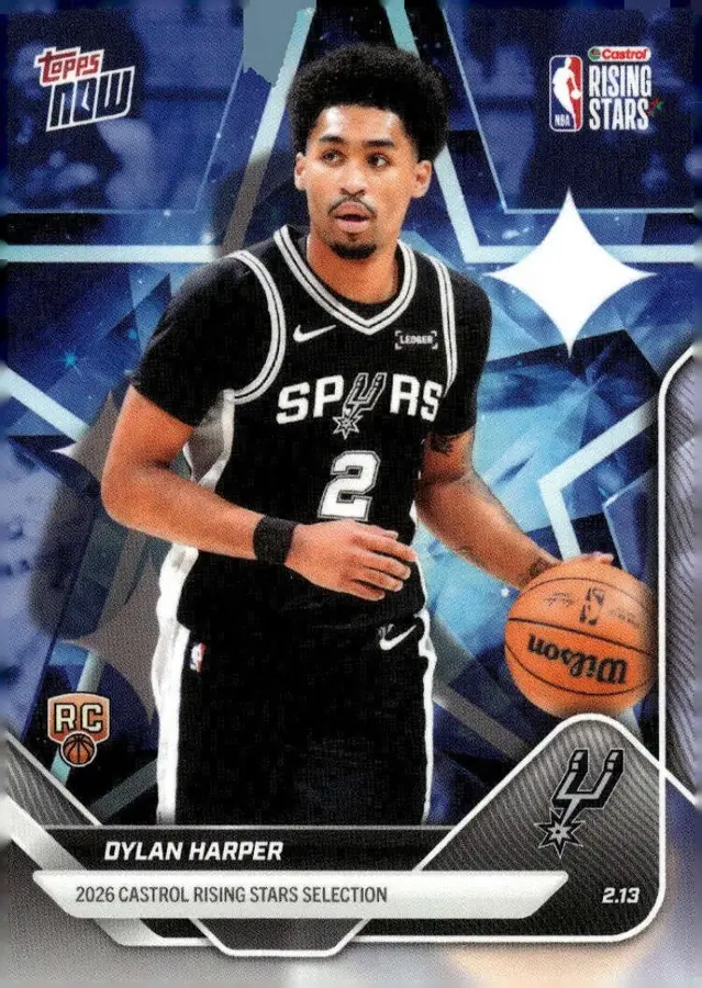 Dylan Harper #7 2026 NBA Topps Now Rising Stars