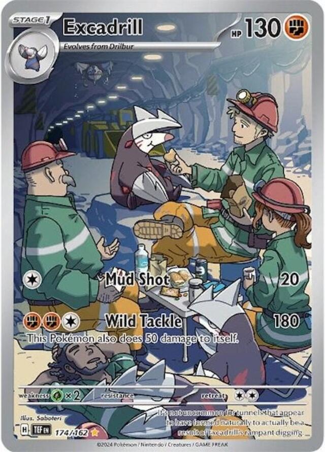 Pokemon TCG: Excadrill #174 Pokemon Temporal Forces