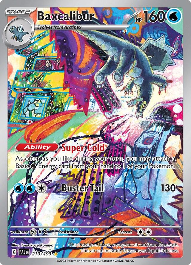 Pokemon TCG: Baxcalibur #210 Pokemon Paldea Evolved