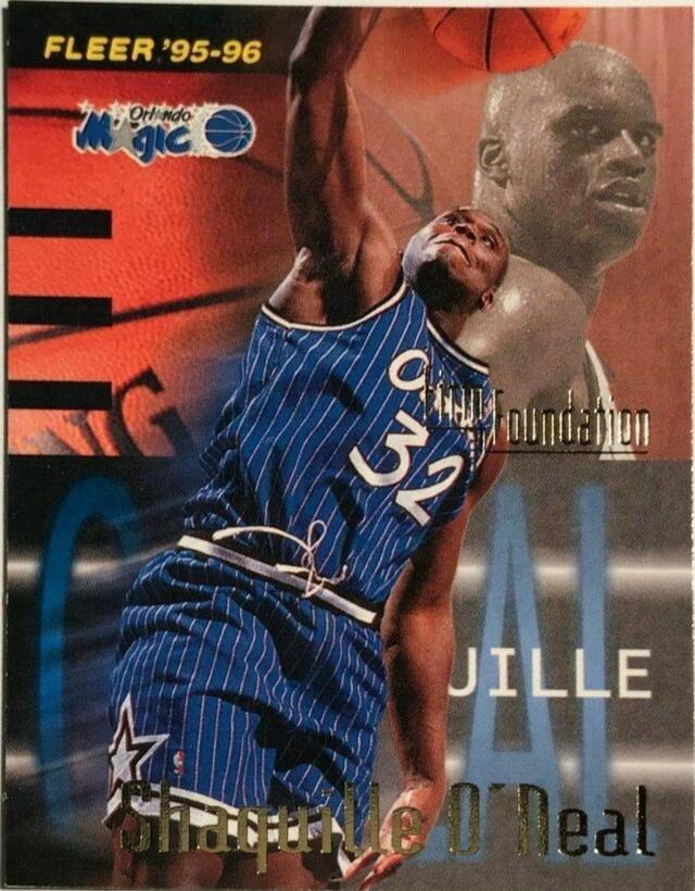 Shaquille O'Neal #338 1995 Fleer
