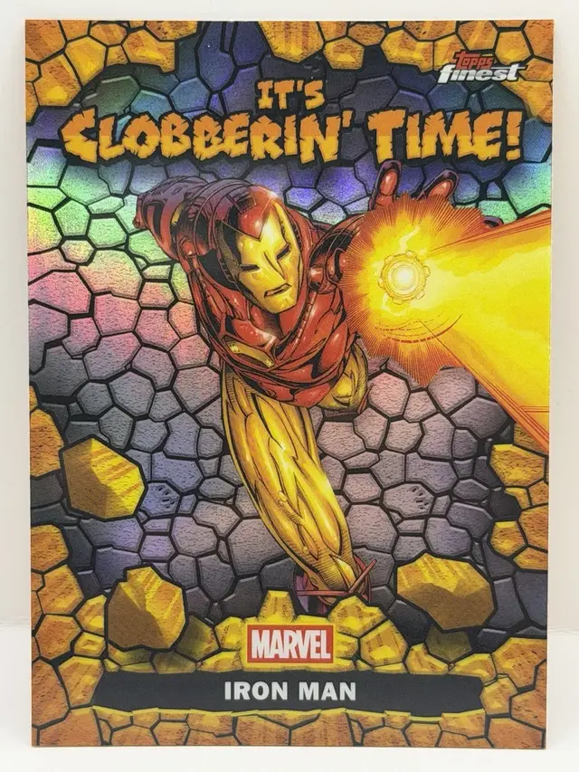 Topps Marvel 2026 Finest Fantastic Four: It's Clobberin' Time - Iron Man #CT-10