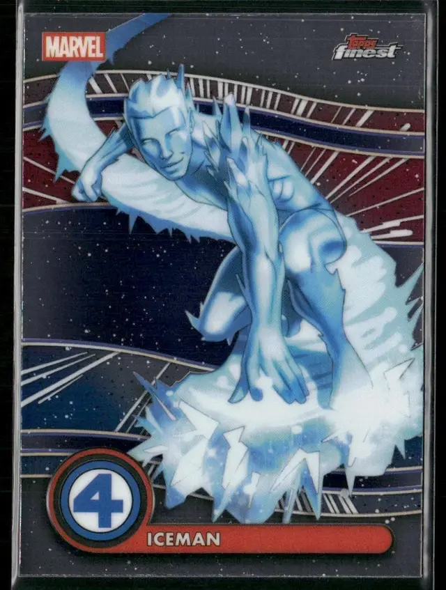 Topps Marvel 2026: Finest Fantastic Four - Iceman #62