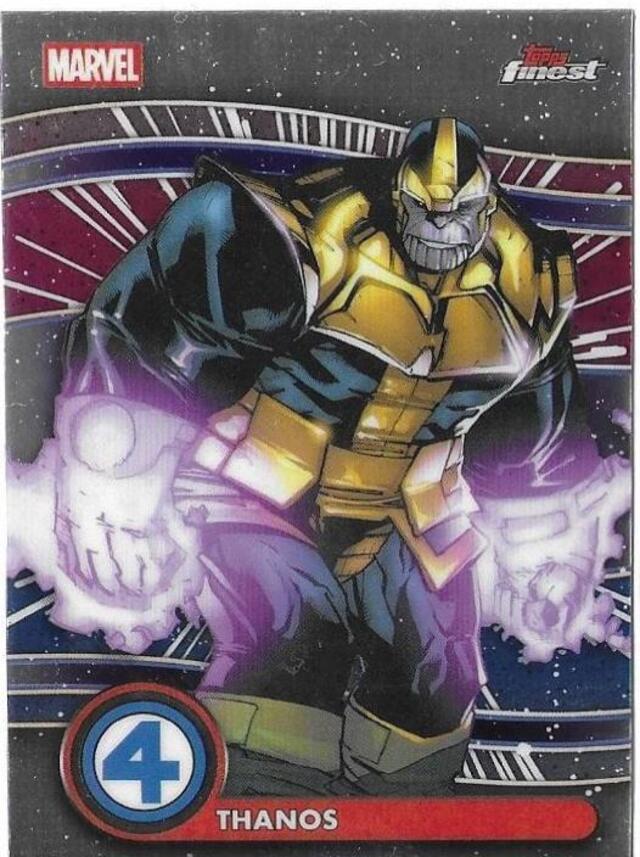 Topps Marvel 2026: Finest Fantastic Four - Thanos #79