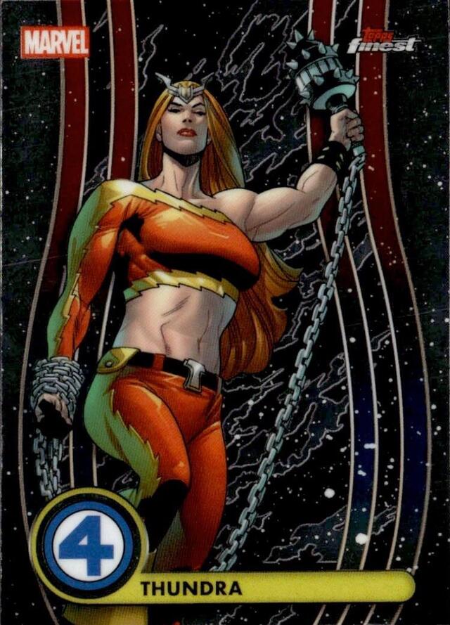 Topps Marvel 2026: Finest Fantastic Four - Thundra #45