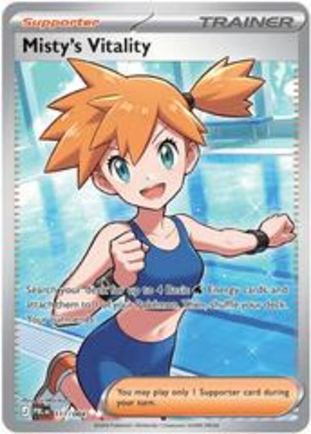 Pokemon TCG: Misty's Vitality #111 Pokemon Pitch Black