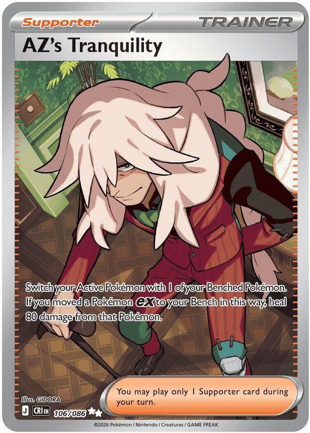 Pokemon TCG: AZ's Tranquility #106 Pokemon Chaos Rising