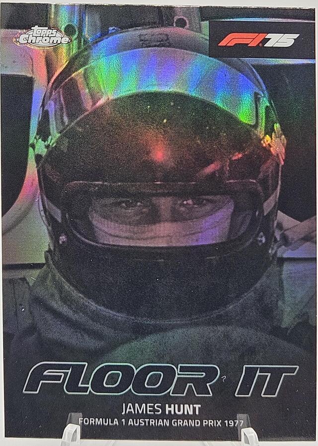 James Hunt #FI-5 2025 Topps Chrome Formula 1 Floor It