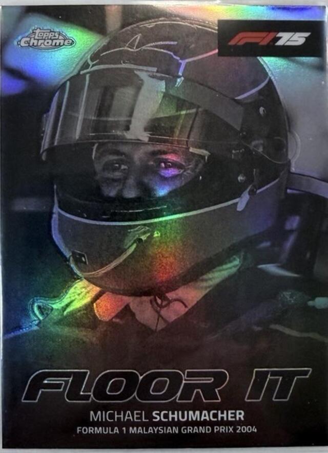 Michael Schumacher #FI-7 2025 Topps Chrome Formula 1 Floor It