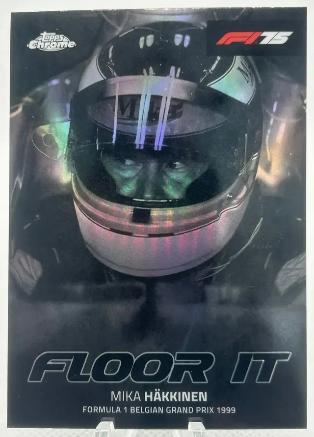 Mika Hakkinen #FI-8 2025 Topps Chrome Formula 1 Floor It