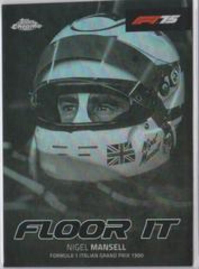 Nigel Mansell #FI-9 2025 Topps Chrome Formula 1 Floor It