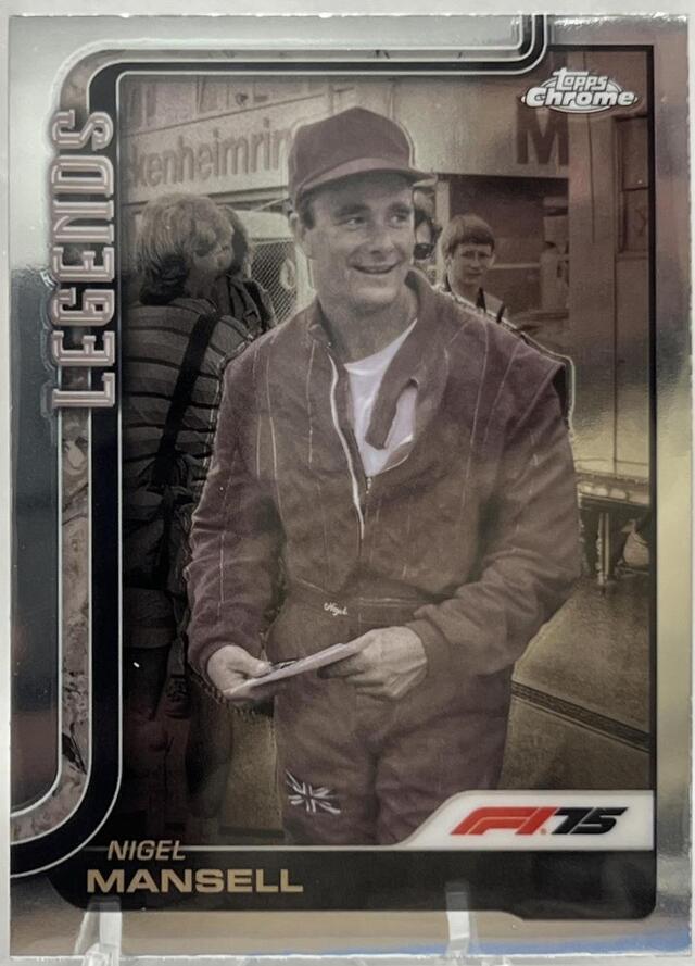 Nigel Mansell #160 2025 Topps Chrome Formula 1