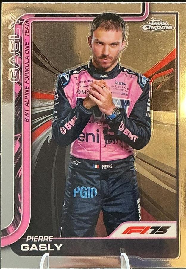 Pierre Gasly #16 2025 Topps Chrome Formula 1