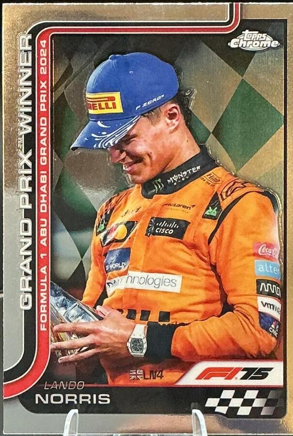 Lando Norris #116 2025 Topps Chrome Formula 1