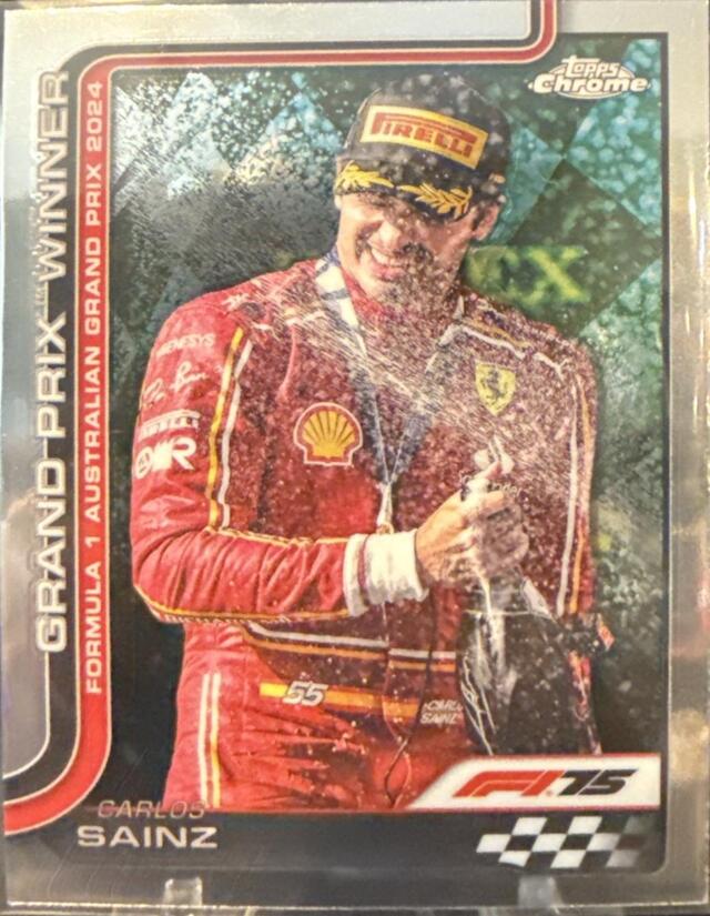 Carlos Sainz #95 2025 Topps Chrome Formula 1
