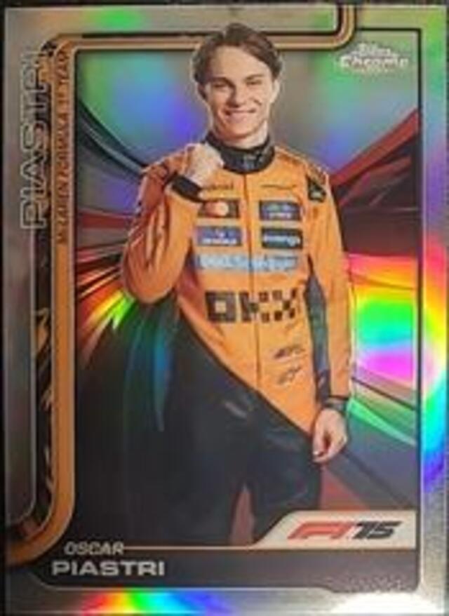 Oscar Piastri #6 2025 Topps Chrome Formula 1