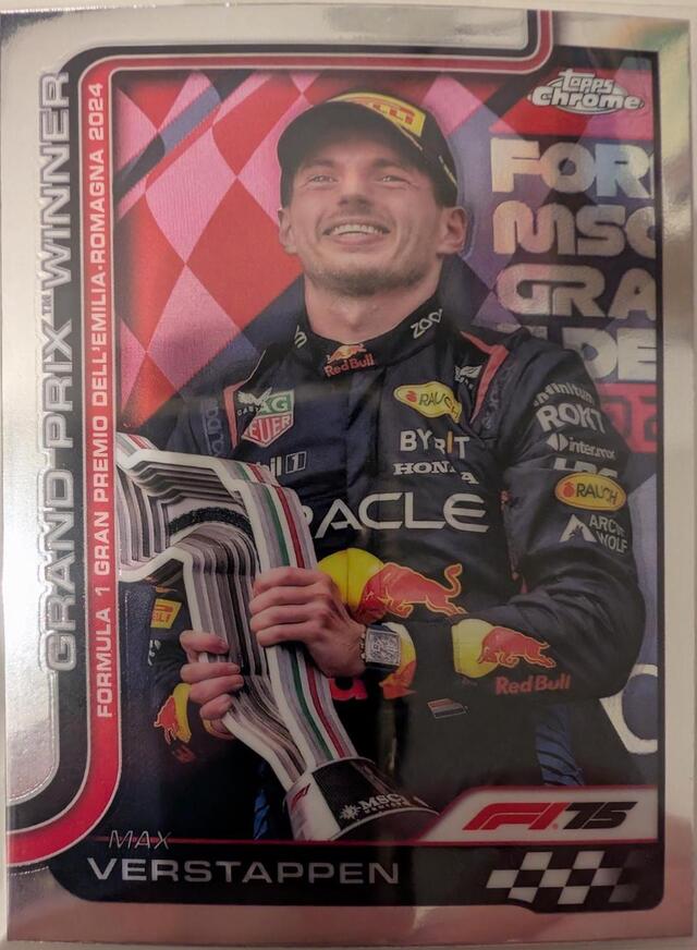 Max Verstappen #99 2025 Topps Chrome Formula 1