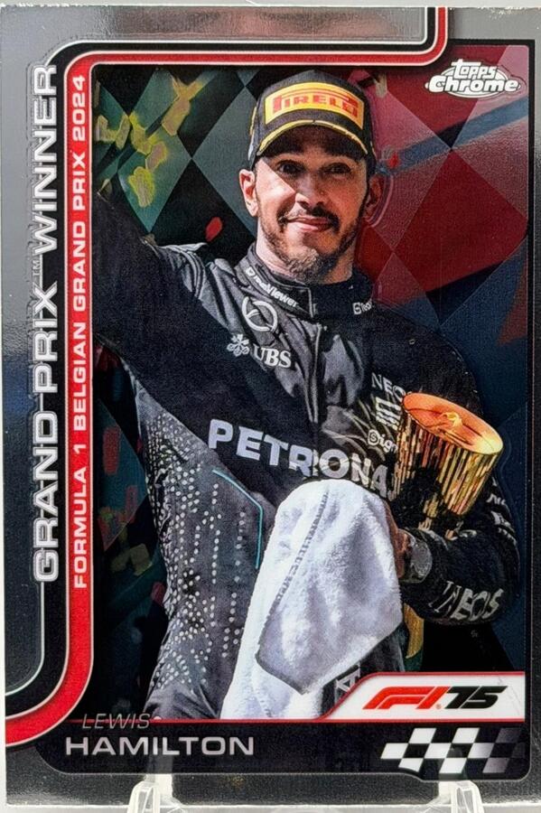 Lewis Hamilton #106 2025 Topps Chrome Formula 1