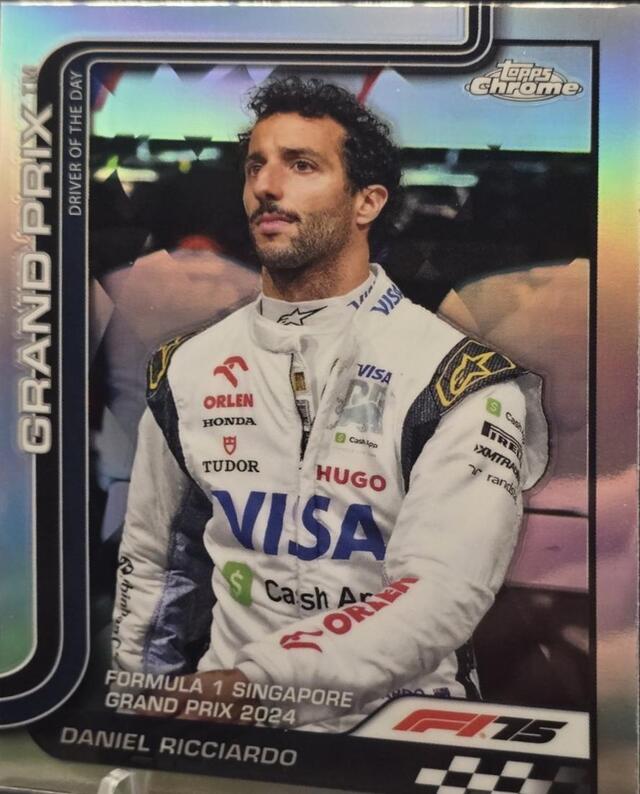 Daniel Ricciardo #139 2025 Topps Chrome Formula 1