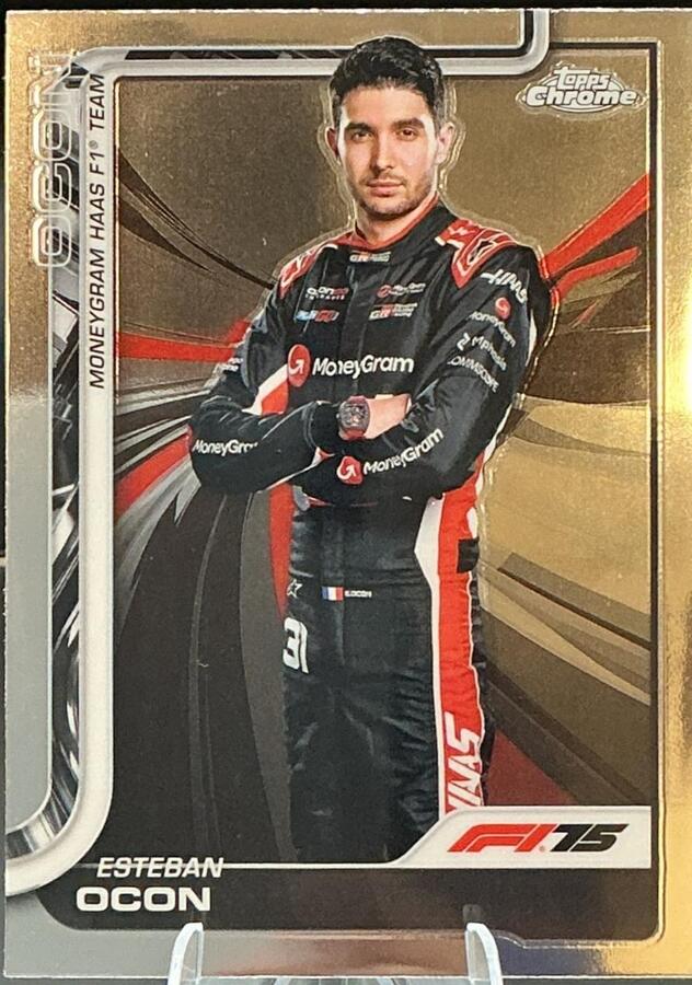 Esteban Ocon #13 2025 Topps Chrome Formula 1