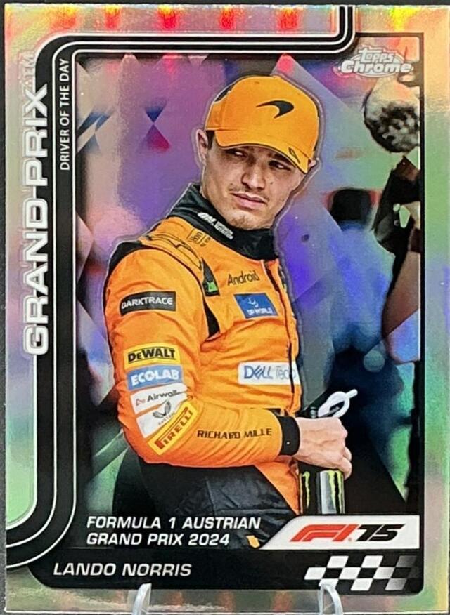 Lando Norris #132 2025 Topps Chrome Formula 1