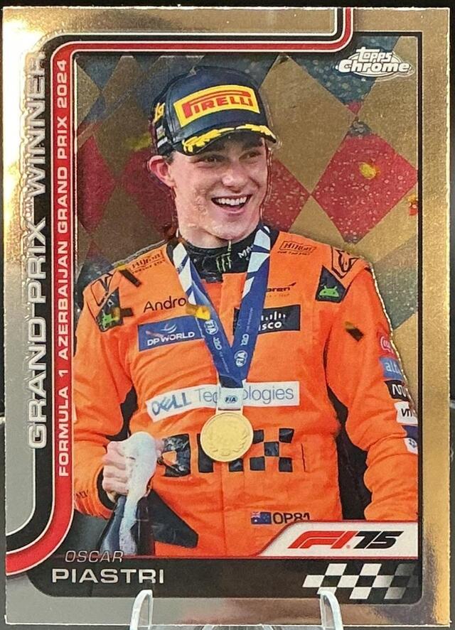 Oscar Piastri #109 2025 Topps Chrome Formula 1
