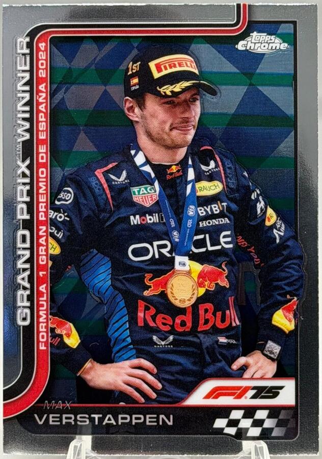 Max Verstappen #102 2025 Topps Chrome Formula 1